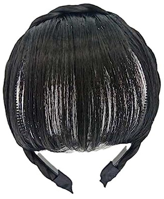 Pony Extension Clip, Haarteil, Französischer Echthaar Pony, Clip in Bangs Natürlich, Stirnband Für Frauen