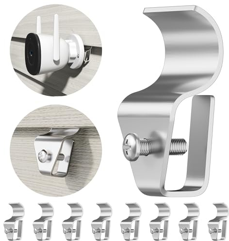 Cozcty Vinyl Siding Hooks, 8 Pack Siding Clips to Hang Outdoor Things