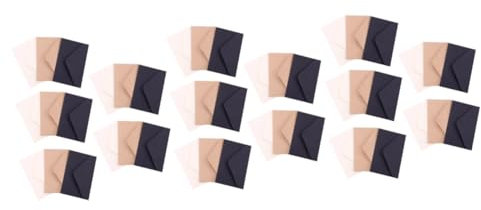 VILLCASE 90stücke Retro Umschläge Kraftpapier Adorable Muster Blanko Für Einladungskarten Geschenkgutscheine Und Persönliche Briefe Kraftpapier