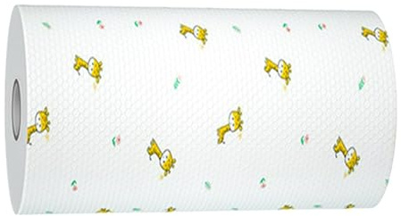 Duroecsain Rotoli di asciugamani di carta,Asciugamani di carta da cucina, Rotolo di tovaglioli domestici riutilizzabili, Asciugamano per la pulizia domestica riutilizzabile, asciugamani da cucina per