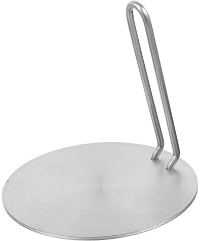 GOOHOCHY Thermal Plate Kitchen Tools Metal Induction Plate Removable Handle Heat Diffuser for Electric Cooktop Suitable for Kitchen Cooking Scenarios