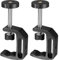2 Pcs C Clamps Heavy Duty Adjustable Metal Tiger Screw Clamps for Woodworking Drawer Front Installation Welding Crafts Desk Mounting Table Clamp(0-47mm)