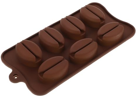 FUNOMOCYA Moules à Pâtisserie en Silicone, Moule de Grains de Café, Démoulage Facile, Usage Polyvalent pour Chocolat, Gâteaux et Réceptions la Maison