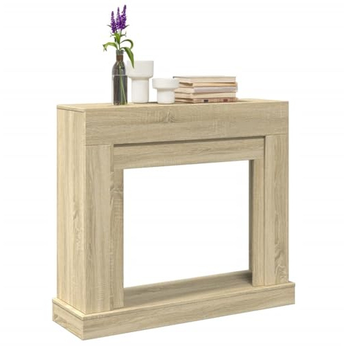 GCHDHAPB Kaminumrandung Sonoma Eiche 100x30x87,5cm Holzwerkstoff Haus & Garten Kamin & Holzofen Zubehör