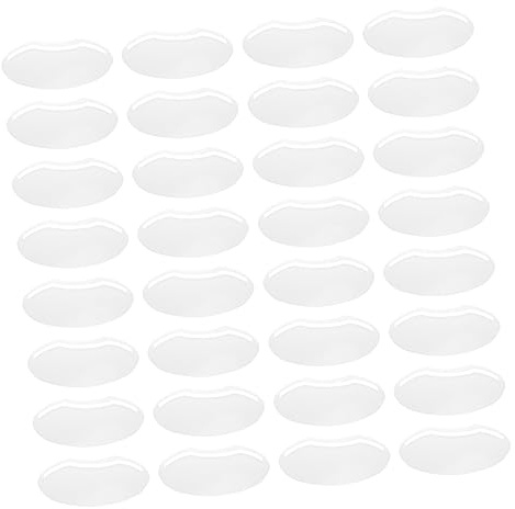 VICASKY Weißer Augenschutz Praktische Gesichtsschutzblenden für Friseure aus Kunststoff 50 Stück Transparentes Augenvisier zum Schutz Beim Haarschnitt im Salon