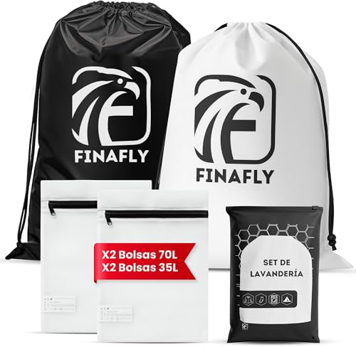 Set 2 Bolsa Ropa Sucia y 2 Bolsa Lavadora-2 Laundry Bag y 2 Bolsas Lavadora Ropa Delicada-2 Bolsas Lavandería y 2 Bolsas Lavadora Ropa Interior- Medidas 70x55 cm y 40x30cm, perfecto para colada.