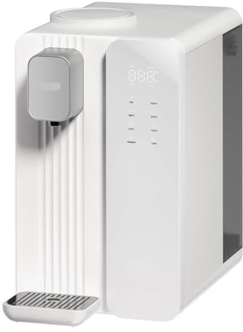 Sistema de ósmosis inversa for encimera, dispensador instantáneo agua caliente, filtro RO 3 etapas, 3:1 puro for drenar