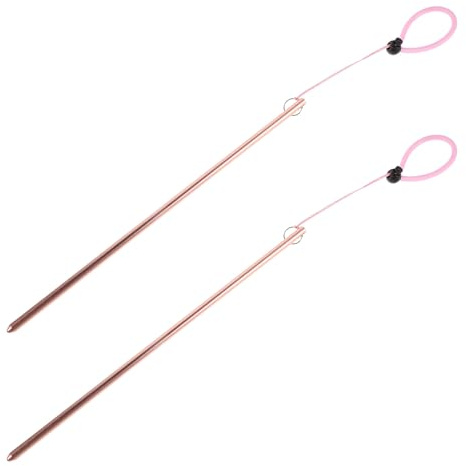 Kisangel 2 Pezzi Bastoni Immersione in Lega Alluminio con Lanyard Strumento Subacqueo per Esplorazione e Comunicazione Accessorio Sicurezza Scuba Gear