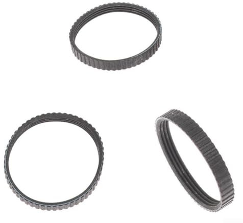 Bulevisiter Cinghia di trasmissione per pialla elettrica 958718 di ricambio, 9,6 mm di larghezza x 218 mm di perimetro, cinghia in gomma per F20A P20ST H55SC P20SBK P20SB, 1/3 pezzi (3 pezzi)