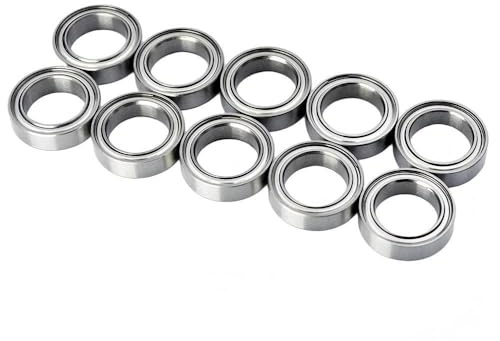 10 st. miniatyrhybridlager i rostfritt stål, keramiska S6700ZZ - 10x15x4mm kullager for inlines och mer
