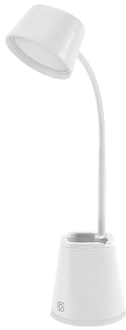 Genérico Lámpara De Mesa LED,Control Táctil 4 Niveles Iluminación Ajustable | Lámpara Para Escritorio | Para Estudiar, Trabajar, Costura, Manualidades, Dormitorio Y