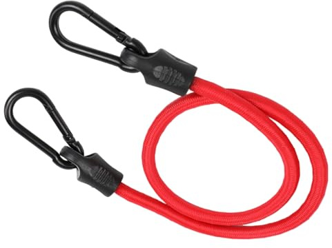 Tension Rope Expander Bungee Cord Elastic Tie Strap String with Carabiner Hook 60cm/120cm Size Cycling Luggage Elastic Bungee