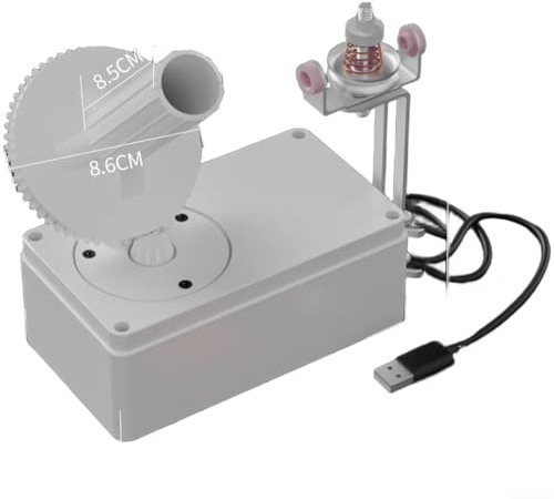 Avvolgitore per filati con interfaccia USB e velocità di rotazione regolabile per avvolgimento fluido di miscele di fibre miste tra cui lana, seta e cotone (versione standard)