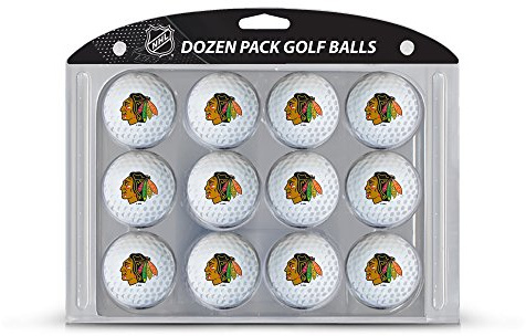 Team Golf NHL Golfbälle, 12 Stück, Farbig, haltbarer Team-Aufdruck