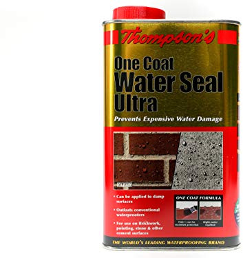 Thompsons One Coat Water Seal 1L | Thompsons One Coat Water Seal | Waterproofing sealant for exterior surfaces | 1L container | Creates a clear water-repelle