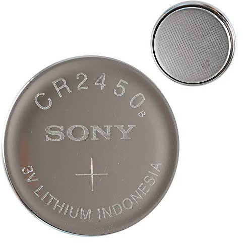 5 x Sony CR2450 BR2450 CR 2450-3V Lithium-Knopfzellen-Batterien - Offizielle, originale Sony-Produkte