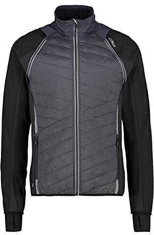 CMP - Giacca Uomo con Maniche Staccabili, Antracite, 54