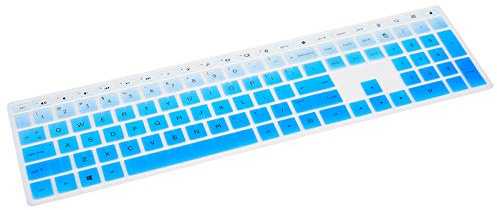 Tastaturschutz für HP Pavilion 27 (2020), aus Silikon, Blau