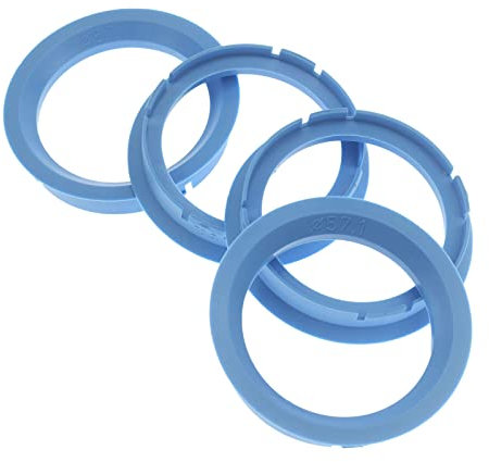4X Zentrierringe 70,0 x 57,1 mm Hellblau Felgen Ringe Made in Germany