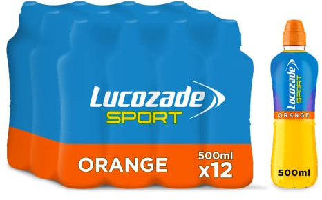 Lucozade Sport Body Fuel Orange 500ml x12 Isotonic Electrolyte Drink