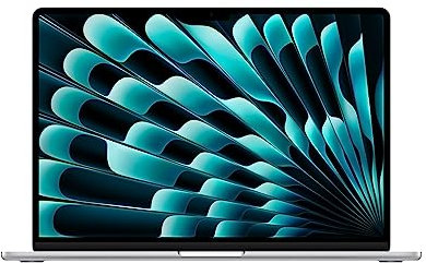 Apple 2023 MacBook Air portátil con Chip M2: Pantalla Liquid Retina de 15,3 Pulgadas, 8GB de RAM, 512 GB de Almacenamiento SSD, compatibilidad con el iPhone y el iPad, Plata