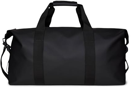 Rains Hilo Sac de Week-End Unisexe pour Adulte Taille Unique, Noir, Taille Unique, Sac de Sport