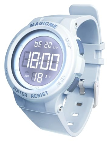 Bigmeda Uhren für Kinder Mädchen Jungen 50 M Wasserdicht Sports Outdoor Digitaluhr Kinder Armbanduhr mit Wecker/Stoppuhr/EL-backLicht/Datum