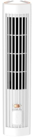 LYEAA Ventilateur de refroidissement silencieux sur pied, rechargeable par USB, 3 vitesses, mini climatiseur vertical, 1200 mAh, ventilateur tour debout, sans pales, refroidisseur d'air au s
