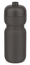 Mepal - Trinkflasche Squeeze Sport - Auslaufsicherer Verschluss - Squeeze zum Trinken - Langlebiges, weiches Material - Wasserflasche - 600 ml - Graphite black