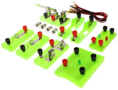 Beaupretty Kit Elettrici Educativo per Esperimenti Serie e per Scuola Elementare e Media Materiale Didattico Scientifico per Progetti Stem