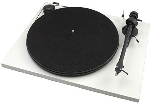 Pro-Ject Essential II Phono USB Tourne-disque entraîné par courroie Noir, Blanc - Platines (Tourne-disque entraîné par courroie, Noir, Blanc, 33,45 tr/min, 8 g, 21,9 cm, 7 W)