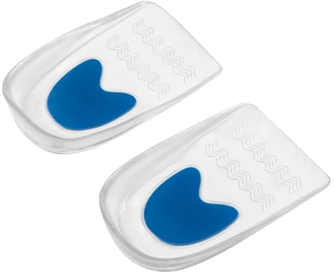 Slazenger Unisex Perforated Gel Heel Cups Insoles Breathable Blue One Size