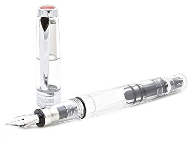 Twsbi Diamond 580 Penna stilografica trasparente, resina, metallo, M7443130 - M