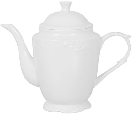 Chic Antique Kaffeekanne Provence Porzellan weiß