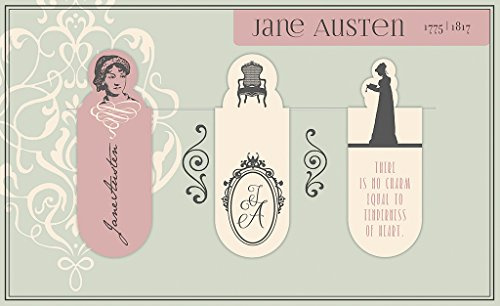 moses. 82755 Magnetlesezeichen Jane Austen 3er Set, magnetisches Lesezeichen, charmant illustriert