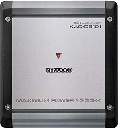 Kenwood KAC-D5101 1000 W Max 1-CH Monoblocco Classe D Stereo Car Audio Amplificatore