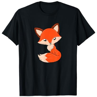Süßer Fuchs Shirt Rotfuchs Wald Wildhund Mädchen Camping T-Shirt