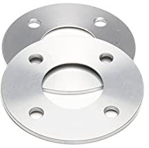 4102-05P TA Élargisseurs de voie 10 mm par essieu (5 mm de chaque côté) sans centrage - LK 4/100 - M 12 x 1,5/S - NLB 60,1 mm avec certificat