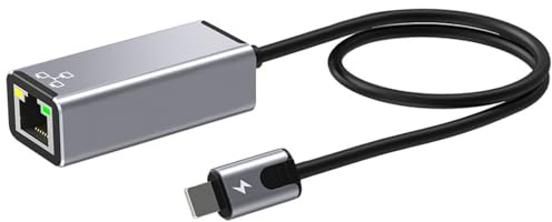 Adaptador Ethernet de repuesto para Pad / Air, Phone 12 / 13 / 11 / Pro Max / X, RJ45 LAN cable adaptador de red con carga, adaptador USB OTG, Plug and Play