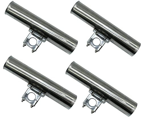 Shaddock Fishing Rutenhalter Einstellbar Edelstahl Angelrute Racks Angelrutenhalter Stabil 360 Grad Drehbar und einfach stellbar für Boot Kajak Yachten Fischerboot (4 STK)
