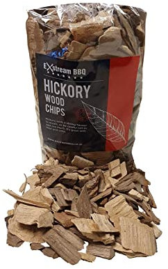 Exstream BBQ Barbecue Smoking Wood Chips *Over 16 Great Flavours in 1, 5 & 10 Litres* (Hickory 1 Litre)