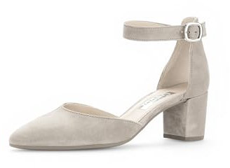 Gabor Damen Riemchen Pumps, Frauen Absatzschuhe,Heels,hochhackige Schuhe,stoeckelschuhe,Ausgehschuhe,Abendschuhe,Visone,38.5 EU / 5.5 UK