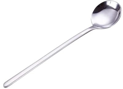 Teaspoons 3 Stainless Steel Coffee Spoons, Tea Spoons, Kitchen Measuring Cups, Spoons, Kitchen Accessories Spoons (Color : Silver 13cm)