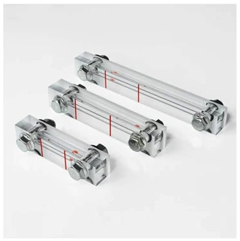 Medidor De Nivel De Aceite, 1PC Tornillo Compresor De Aire Aceite Espejo Aceite Mirilla Indicador De Nivel De Aceite Ventana De Aceite Agujero Distancia Central 40 50 60 80 100 120 150 200 MM Plata (