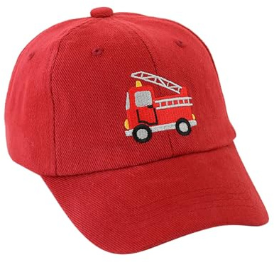 Kashyke Trucker Cap Kinder Jungen Kappe Junge Basecap Jungs Traktor Caps Kleinkinder Sommer Trucker-Cap Bagger Feuerwehrauto Cap Kids Mädchen Baseballcap Cappy Sommerhut ab 2 3 4 5 6 Jahre