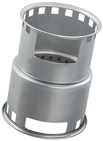 KOMBIUDA Estufa De Camping Portátil Inoxidable Cocina Resistente y Duradera Para Acampar Senderismo y Picnics