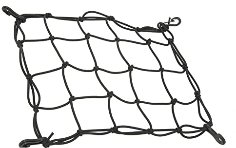 Bungee Cargo Net, Kayak Deck Hook, Black Portable Stretchable Mesh Cargo Net for Paddle