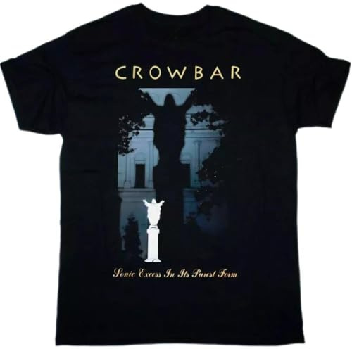 WRdrtFTYH Crowbar Band Music Lover for Fans Cotton T-Shirt Black XXL