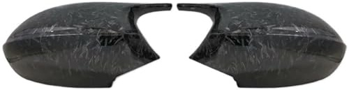 VNSMM M3 M Spiegelabdeckung mit Karbonfasermuster, passend für BMW 1er 3er E81 E82 E87 E88 E90 E91 E92 E93.(Forged Carbon Look)
