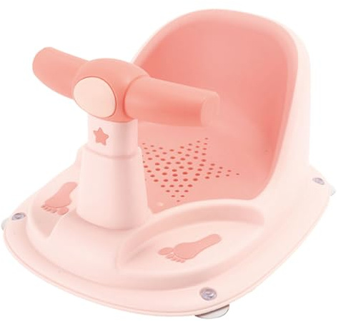 KOCKSHION Sedia Bagnetto per Ragazzo Ragazza Ragazza Seggiolino da Vasca Portatile Supporto per Bagno Base Antiscivolo Adatto per Ragazzo e Bagni Sicuri
